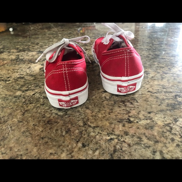 Red Vans - Picture 2 of 4